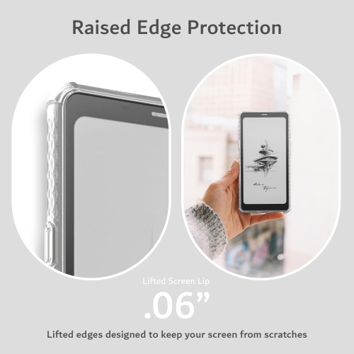 TUDIA SKN Onyx Boox Palma Case 6.13" Back Cover - Clear