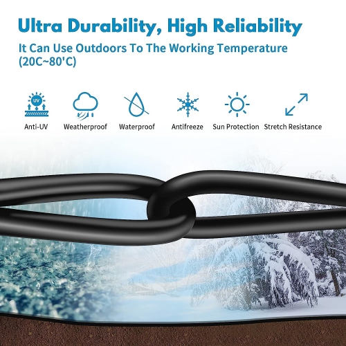 NIERBO 30FT/9M Cat 8 Ethernet Cable, High Speed Internet Network Cable, Professional LAN Cable Shielded in Wall, Indoor & Outdoor