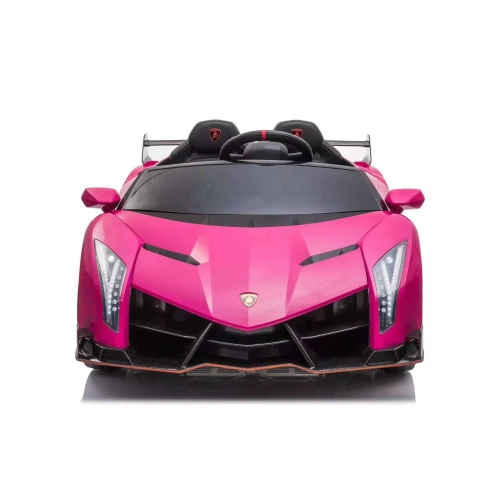 Lamborghini Veneno 24V Ride-On Cars 4x4 Upgraded Leather Seats Rubber Tires with Remote Control