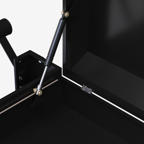 HOMCOM Rolling Tool Cart with Wheels, 330 LBS Capacity Steel Heavy Duty Cart with 2 Drawers, Tray, Lockable Tool Chest with Flip Top for Garage,