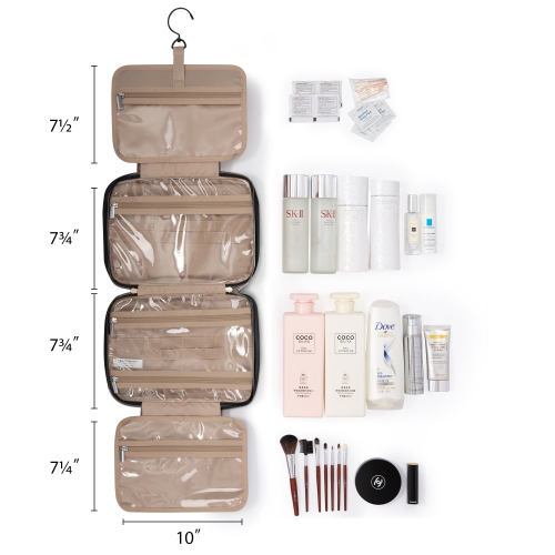 Trousse de toilette Bonchemin The Space Saver de Bagsmart - Noir moyen