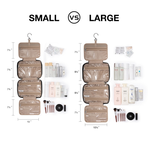 Trousse de toilette Bonchemin The Space Saver de Bagsmart - Noir moyen