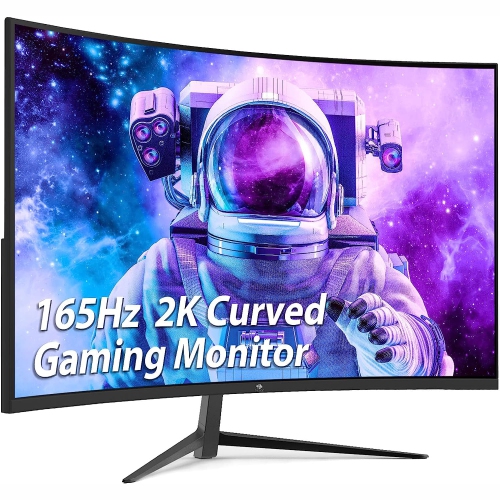 UG27Q 27" 2560x1440 2K QHD 165Hz 1ms Curved Gaming Monitor - Black