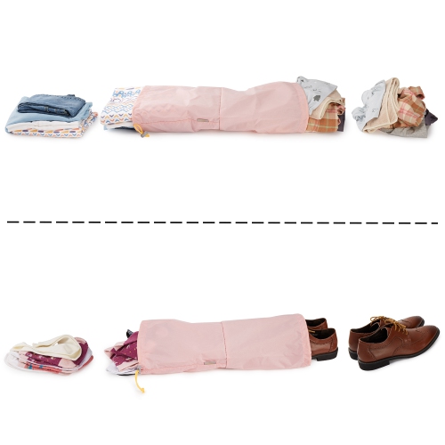 Bagsmart – cubes de rangement à compression, rose