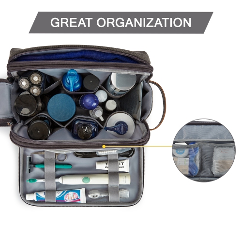 Trousse de toilette On-Road de Bagsmart - Grand - Gris