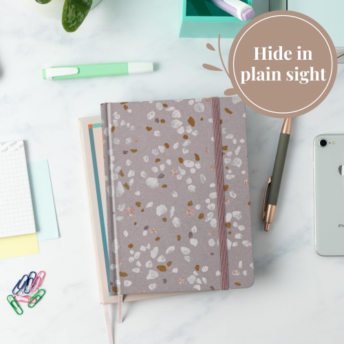 Rileys & Co. Terrazzo Elegance Password Book | Alphabetical Tabs, Password Organizer, Secure Internet & Website Login Keeper