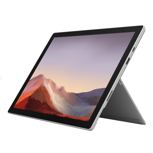 Refurbished- Microsoft Surface Pro 7, Platinum, 12.3" Tablet, Intel Core i5-1035G4, 16GB, 256GB SSD, Windows 10 Pro.