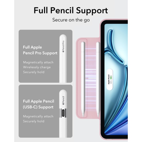 iPad Air 11 Inch Case, iPad Air 5th/4th Generation Case (2022/2020), 10.9 Inch, Powerful Magnetic Case, Supports Pencil Pro/USB-C, Auto Wake/Sleep,