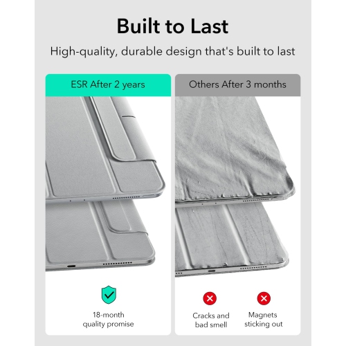 iPad Air 11 Inch Case, iPad Air 5th/4th Generation Case (2022/2020), 10.9 Inch, Powerful Magnetic Case, Supports Pencil Pro/USB-C, Auto Wake/Sleep,