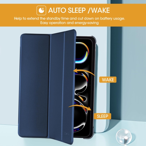 ProCase for iPad Pro 13 Inch Case 2024, 2024 iPad M4 13 Case Smart Folio 13" iPad Pro 2024 Case, Slim Stand Hard Shell Back 2024 13-inch iPad Pro