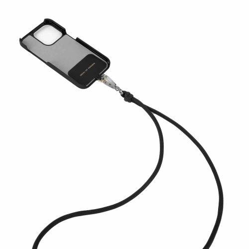IDEAL OF SWEDEN  Cord Phone Strap | Made for Universal | Coal In Black