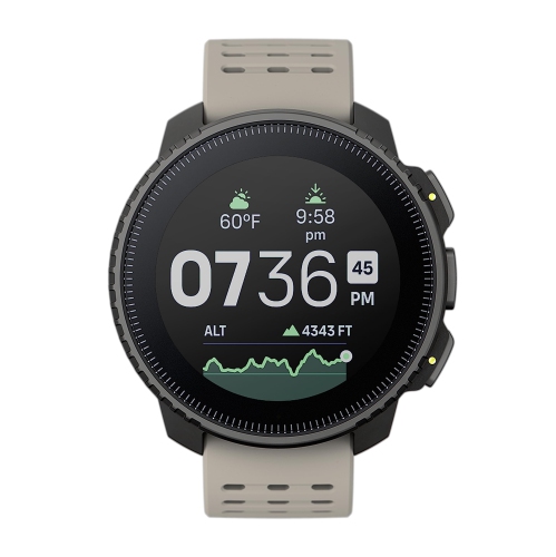 SUUNTO Vertical: Adventure GPS Watch, Large Screen, Offline Maps, Black/Sand