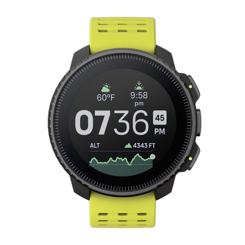 SUUNTO Vertical: Adventure GPS Watch, Large Screen, Offline Maps, Black/Lime