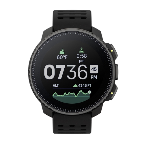 SUUNTO Vertical: Adventure GPS Watch, Large Screen, Offline Maps, Black/Black