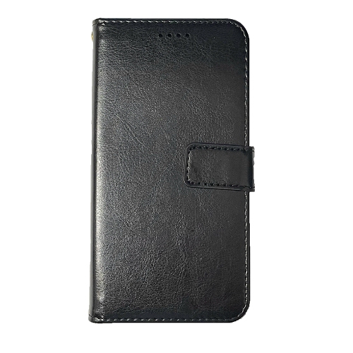 TopSave – Portefeuille étui folio à rabat en cuir avec pince magnétique pour Pixel 8&nbsp;A de 6,1 po de Google, noir