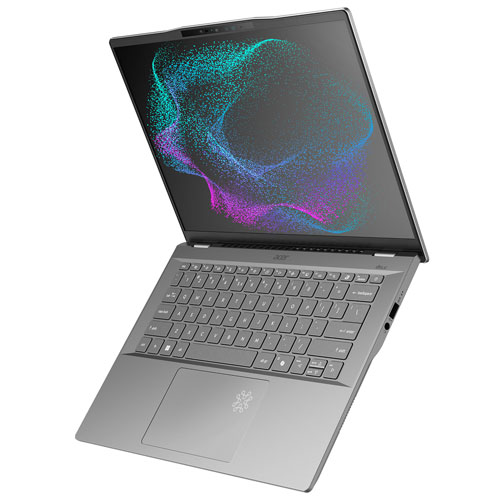Acer Swift 14 AI 14.5" Copilot+ PC Laptop - Steel Grey (Snapdragon X Plus/16GB RAM/1TB SSD/Windows 11)