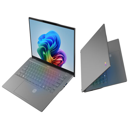 Portable Swift 14 AI Copilot+ PC de 14,5 po d'Acer - Gris acier