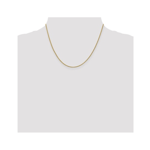 18 inch 14 Karat Yellow Gold Diamond-Cut Franco Chain in