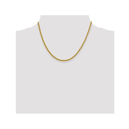 18 inch 14 Karat Yellow Gold Semi-Solid Franco Chain