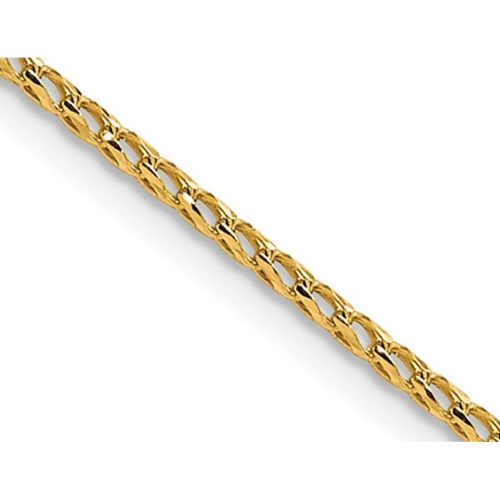 20 inch 14 Karat Yellow Gold Diamond-Cut Franco Chain in