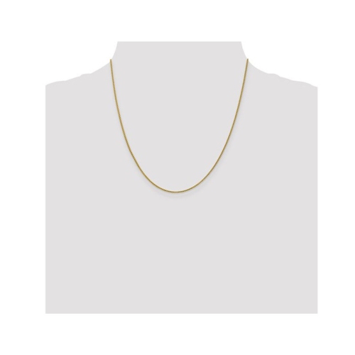 20 inch 14 Karat Yellow Gold Diamond-Cut Franco Chain in