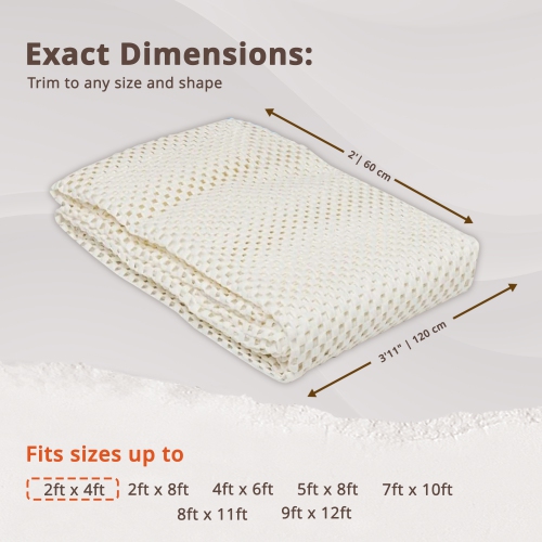 Rug Branch Premium NonSlip Rug Pad Indoor/ Outdoor