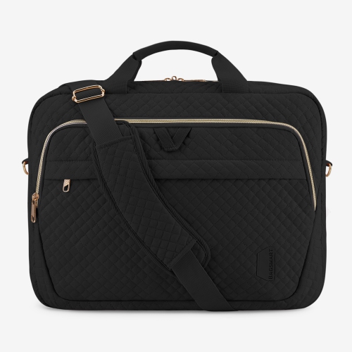 Bagsmart FALCO 17.3 Expandable Briefcase Black