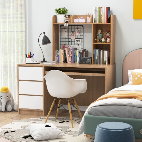 Costway Desk Bookshelf Desktop Storage Organizer Display Shelf Rack Dorm Office