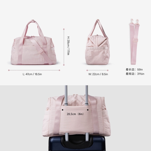 Bagsmart Zoraesque Duffel Pink
