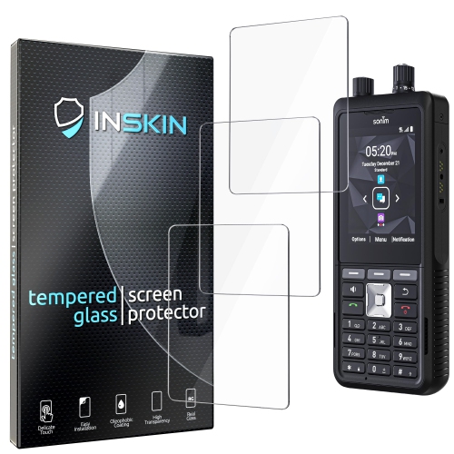Image 1 de 4.. Inskin – Protecteur d’écran pour Sonim XP5 plus XP5900 2,8&nbsp;po – Paquet de 3, verre trempé, HD transparent, étui convivial