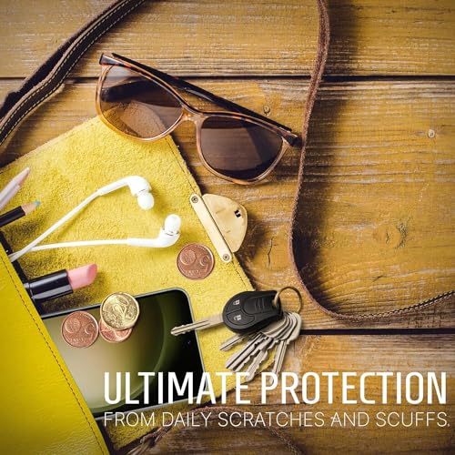 Inskin Screen Protector for Samsung Galaxy S23 FE 5G - 2+2 Tempered Glass for Screen & Camera Lens, Auto-Align Installation, Plasma Coating,