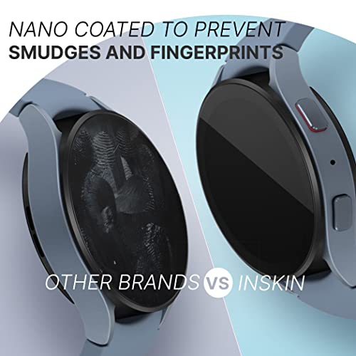 Inskin Screen Protector for Samsung Galaxy Watch 6 44mm / Watch 5 44mm / Watch 4 44mm – 3-Pack, Tempered Glass