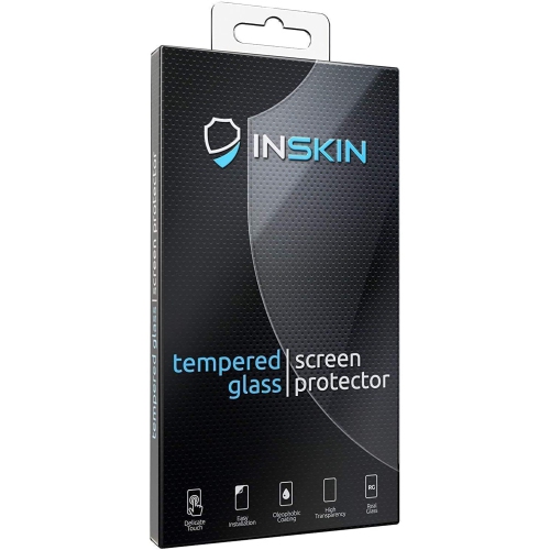 Inskin – Protecteur d’écran en verre trempé pour Samsung Galaxy A14 5G 2023 6,6 po série SM-A146 – Paquet de 3, Ultra HD, revêtement plasma