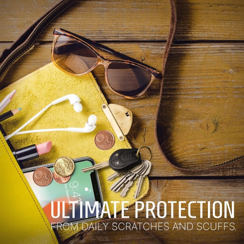 Protecteur d'écran d'Inskin pour iPhone 11 Pro/X/XS 5,8 po – Paquet de 3, verre trempé, installation auto-alignement, Ultra HD, revêtement