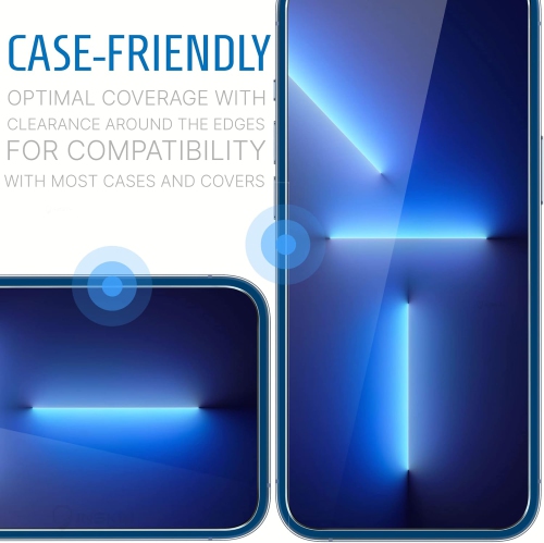 Protecteur d'écran d'Inskin pour iPhone 11 Pro/X/XS 5,8 po – Paquet de 3, verre trempé, installation auto-alignement, Ultra HD, revêtement