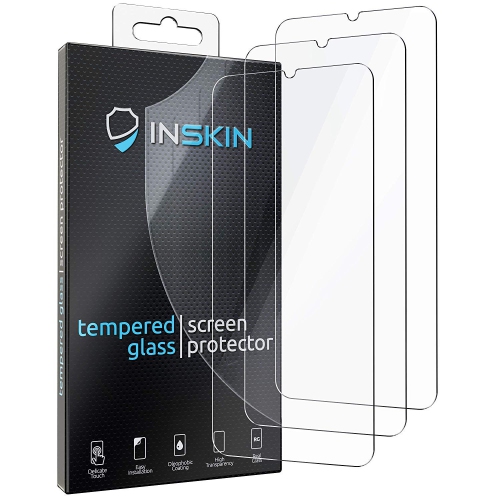 INSKIN  Tempered Glass Screen Protector for Samsung Galaxy A70 [2019] 6.7 Inch – 3-Pack, Ultra HD, Advanced Anti Fingerprint Plasma Coating