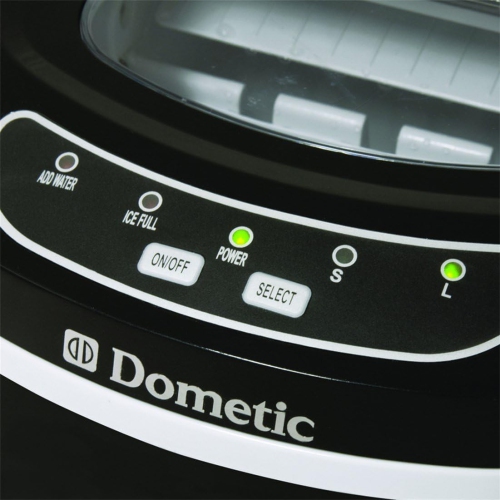 Dometic HZB-12A Compact Portable Top Load Ice Maker, Black