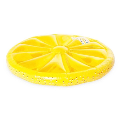 Water Sports Inflatable Lemon Fruit Slice Swimming Pool Lounger Raft