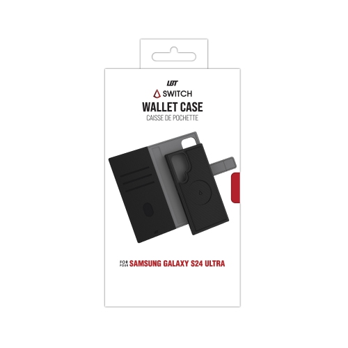Image 1 de 1.. Étui folio portefeuille 2-en-1 Switch de LBT pour Galaxy S24 Ultra de Samsung