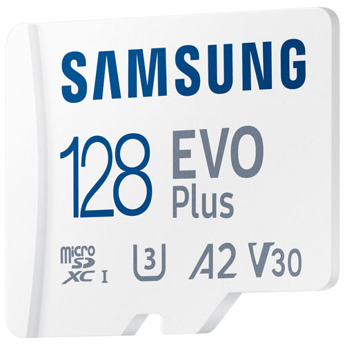 Carte mémoire microSD 160 Mo/s et 128 Go EVO Plus de Samsung