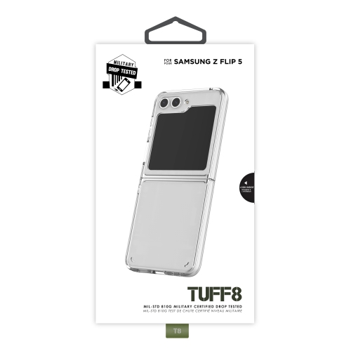 Étui robuste de TUFF8 pour Galaxy Z Flip5 de Samsung