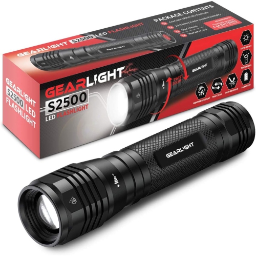 GEARLIGHT  High Lumens Led Flashlight S2500