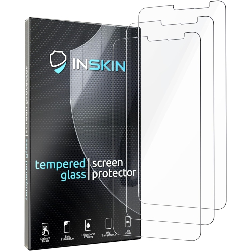 Inskin Tempered Glass Screen Protector for Samsung Galaxy A8 5.6 inch A530 Series [2018] – 3-Pack, Ultra HD, Advanced Anti Fingerprint Plasma