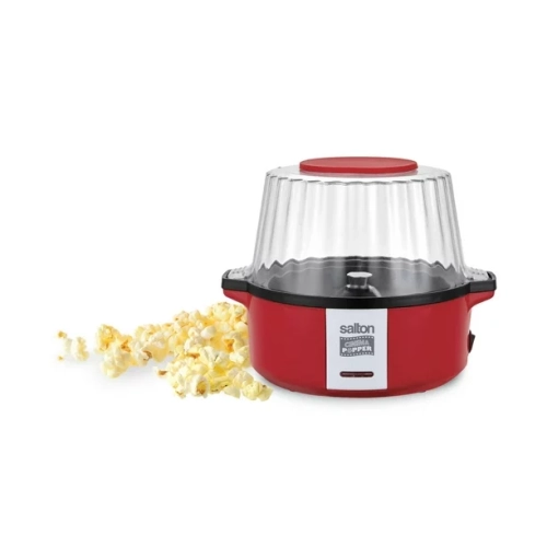 Salton Cinema Stir Popper Popcorn Maker CP1778 - Red