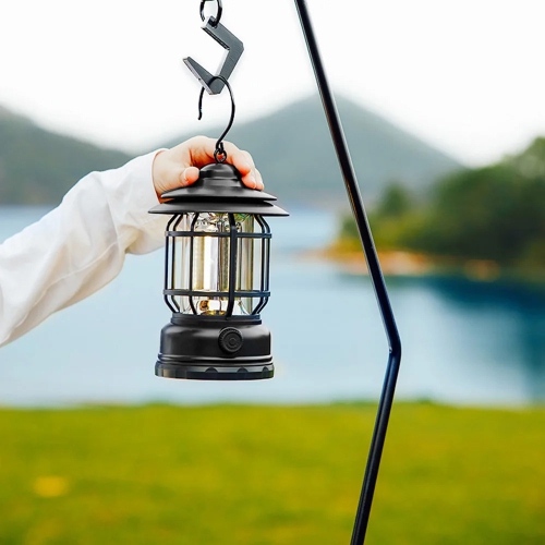 axGear Camping Lantern LED Tent Light with Hook Dimmer Switch Retro Lamp Outdoor Home