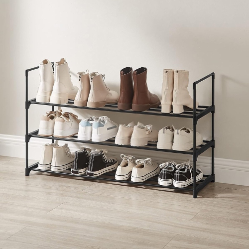 axGear Shoe Rack Organizer Adjustable Expandable Storage Shelf Free Standing