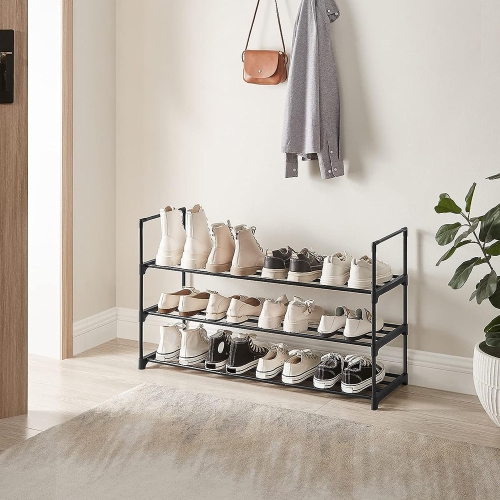 axGear Shoe Rack Organizer Adjustable Expandable Storage Shelf Free Standing