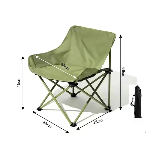 axGear Camping Chair Folding Moon Chairs Ergonomic Comfy Camping Chair Portable