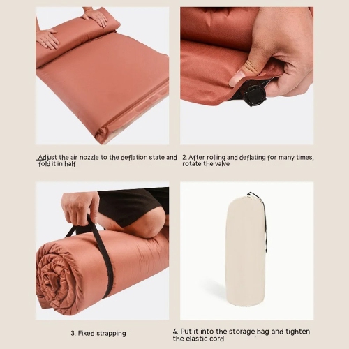 axGear Self Inflating Foam Mattress Automatic Inflatable Outdoor Air Mat Camping Single