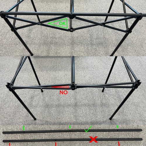 Table de camping pliante de axGear portative, hauteur réglable, aluminium, sac de transport pour pique-nique